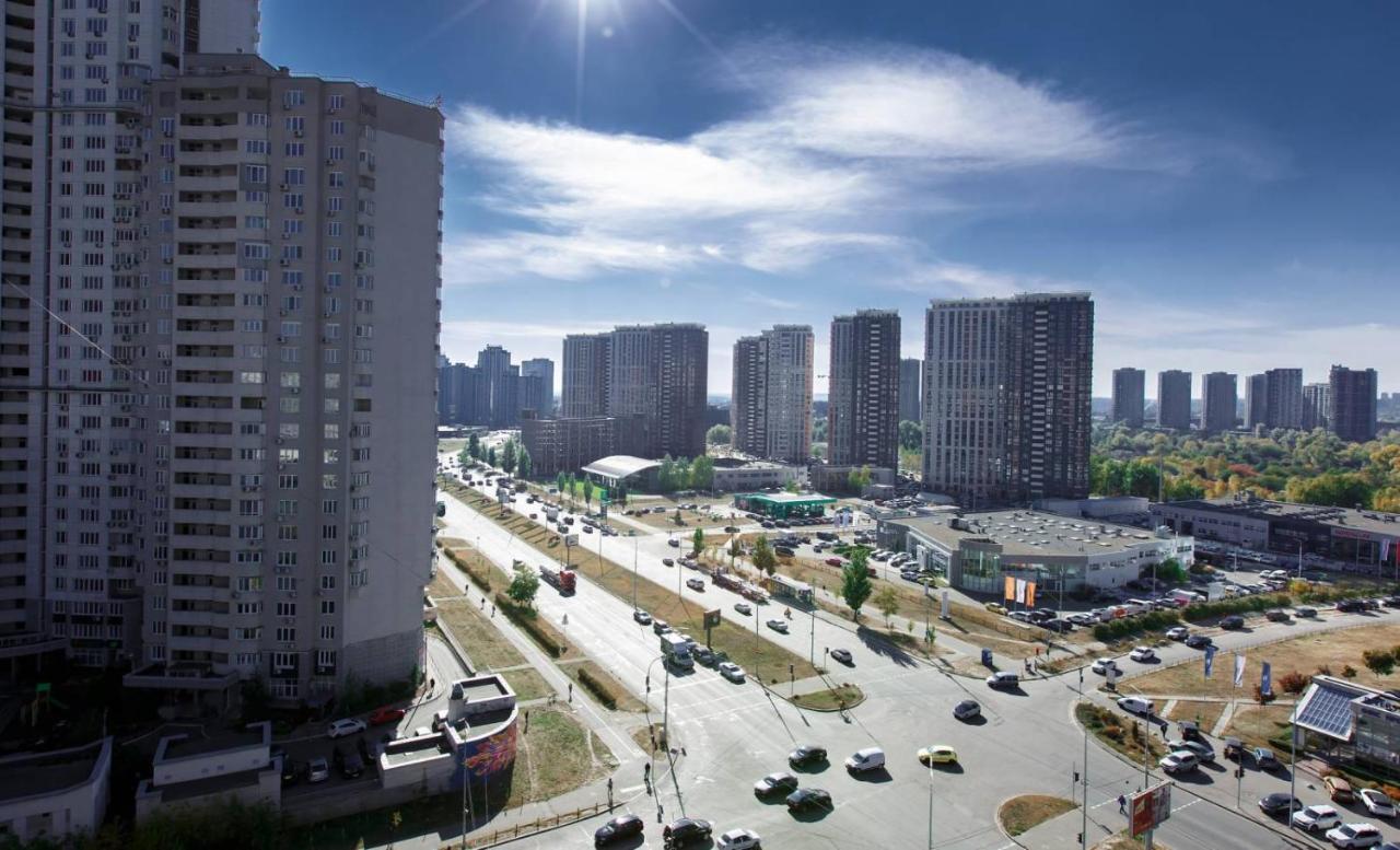 Сонячна Квартира На Княжому Затоні Kiew Exterior foto